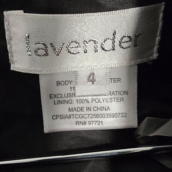 Girl's Size 4 Black Metallic Silver Dress - Picture 8 of 9